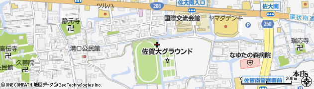 佐賀県佐賀市本庄町本庄610周辺の地図