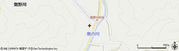 愛媛県北宇和郡松野町奥野川600周辺の地図