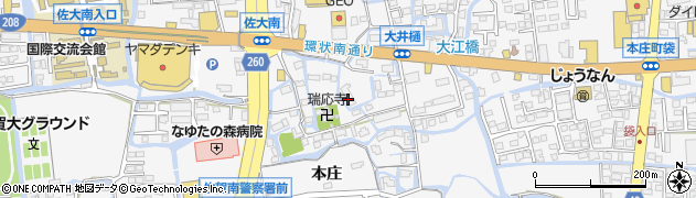 佐賀県佐賀市本庄町本庄15周辺の地図