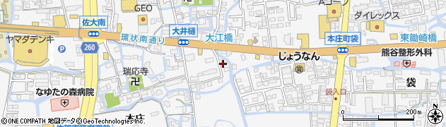佐賀県佐賀市本庄町本庄30周辺の地図