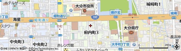 ＮＴＴ西日本　大分支店・ふれあいファクス周辺の地図