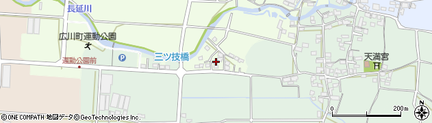 福岡県八女郡広川町久泉246周辺の地図