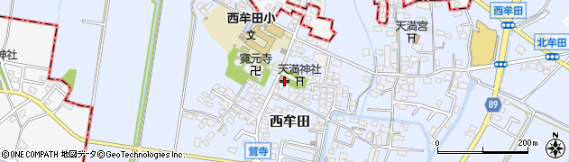 寛元寺公民館周辺の地図