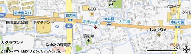 佐賀県佐賀市本庄町本庄9周辺の地図