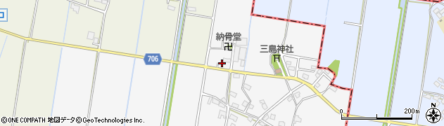 福岡県久留米市三潴町西牟田2210周辺の地図