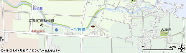 福岡県八女郡広川町久泉236周辺の地図