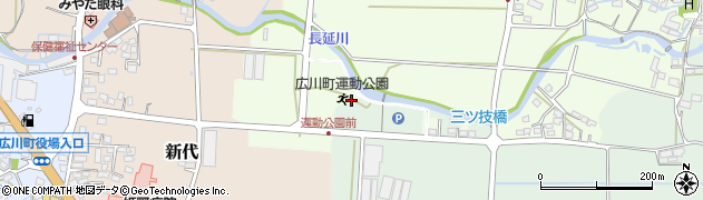 福岡県八女郡広川町久泉306周辺の地図