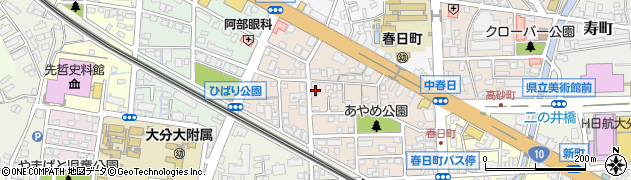 日本経済新聞南春日プレスセンター周辺の地図