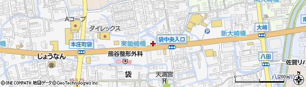 あずま 佐賀本庄店周辺の地図