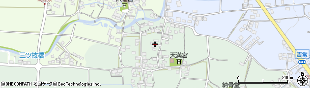 福岡県八女郡広川町川上147周辺の地図