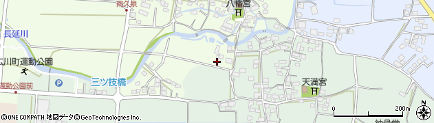 福岡県八女郡広川町久泉203周辺の地図