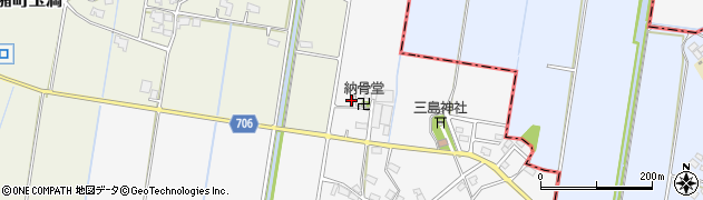 福岡県久留米市三潴町西牟田2201周辺の地図