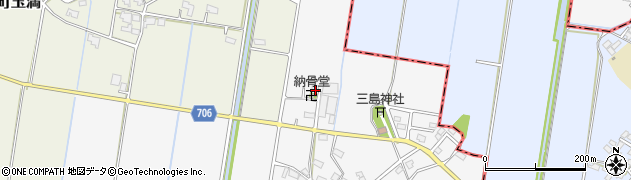 福岡県久留米市三潴町西牟田2198周辺の地図