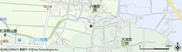 福岡県八女郡広川町久泉200-1周辺の地図