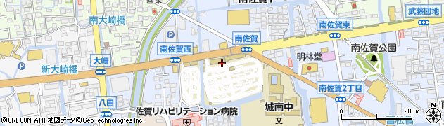 南佐賀自動車学校周辺の地図