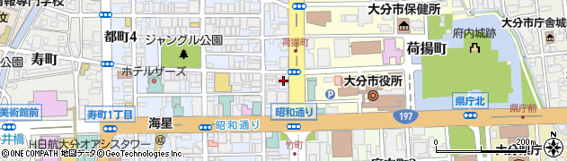 あいおいニッセイ同和損害保険株式会社九州損害サービス部大分サービスセンター周辺の地図