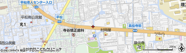 佐賀県佐賀市本庄町本庄1124周辺の地図