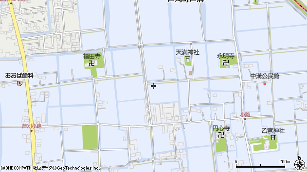 〒849-0311 佐賀県小城市芦刈町芦溝の地図