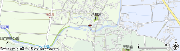 福岡県八女郡広川町久泉198周辺の地図