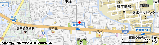 佐賀県佐賀市本庄町本庄817周辺の地図