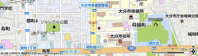 日本カーソリューションズ株式会社　大分営業所周辺の地図