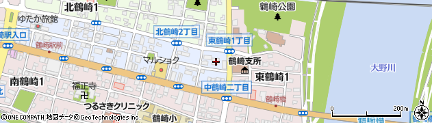 九州労働金庫鶴崎支店周辺の地図