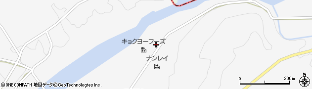 愛媛県北宇和郡松野町延野々830周辺の地図