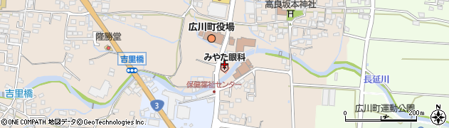メガネの三愛広川店周辺の地図