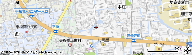 佐賀県佐賀市本庄町本庄1126周辺の地図
