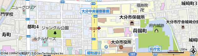 東京海上日動火災保険株式会社　大分支店大分支社周辺の地図