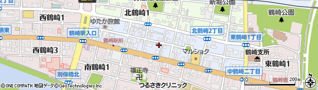 鶴崎駅前郵便局 ＡＴＭ周辺の地図