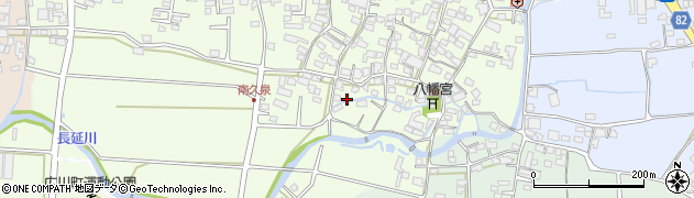 福岡県八女郡広川町久泉162周辺の地図