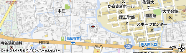 佐賀県佐賀市本庄町本庄568周辺の地図