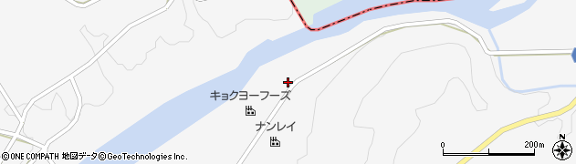 愛媛県北宇和郡松野町延野々763周辺の地図