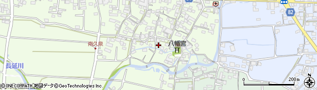 福岡県八女郡広川町久泉169周辺の地図