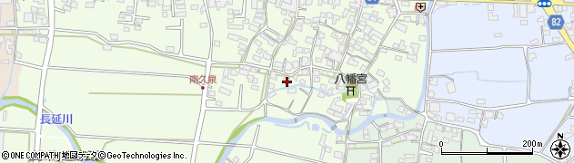 福岡県八女郡広川町久泉163-2周辺の地図