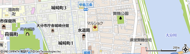 マルショク舞鶴周辺の地図