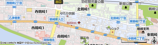 焼き鳥龍馬　鶴崎店周辺の地図