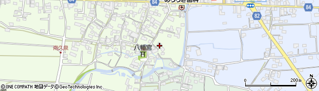 福岡県八女郡広川町久泉19周辺の地図