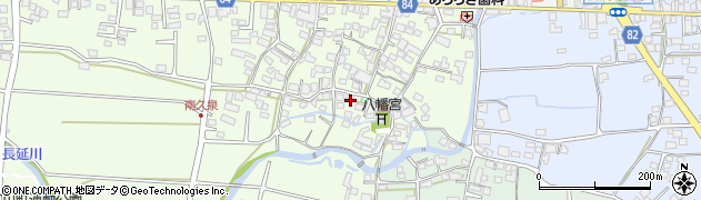 福岡県八女郡広川町久泉171周辺の地図