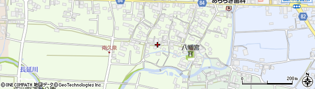 福岡県八女郡広川町久泉156-1周辺の地図