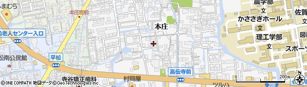 佐賀県佐賀市本庄町本庄941周辺の地図