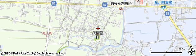 福岡県八女郡広川町久泉59周辺の地図