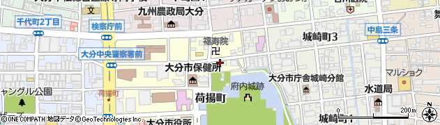 西日本建設業保証株式会社　大分支店周辺の地図