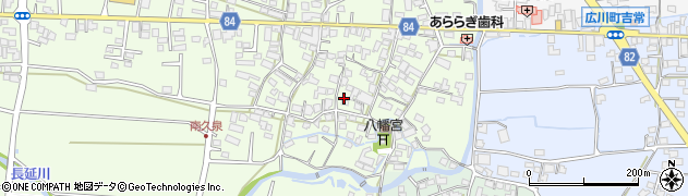 福岡県八女郡広川町久泉135周辺の地図