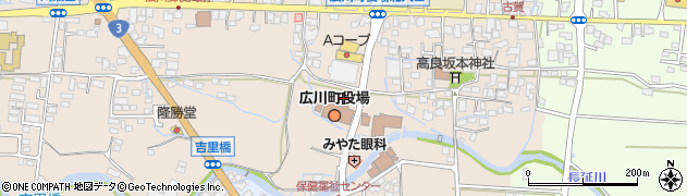 広川町役場　税務課周辺の地図