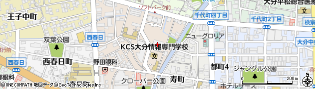 株式会社エージェント　別大支店周辺の地図