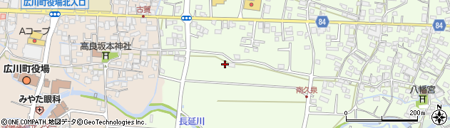 福岡県八女郡広川町久泉431周辺の地図