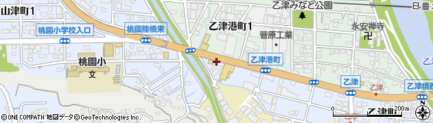 亀の井タクシー株式会社　大分・坂ノ市事務所周辺の地図