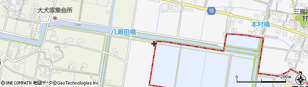 福岡県久留米市三潴町西牟田1327周辺の地図